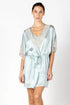 NK Imode Agatha Nostalgia Hanky Short Silk Robe